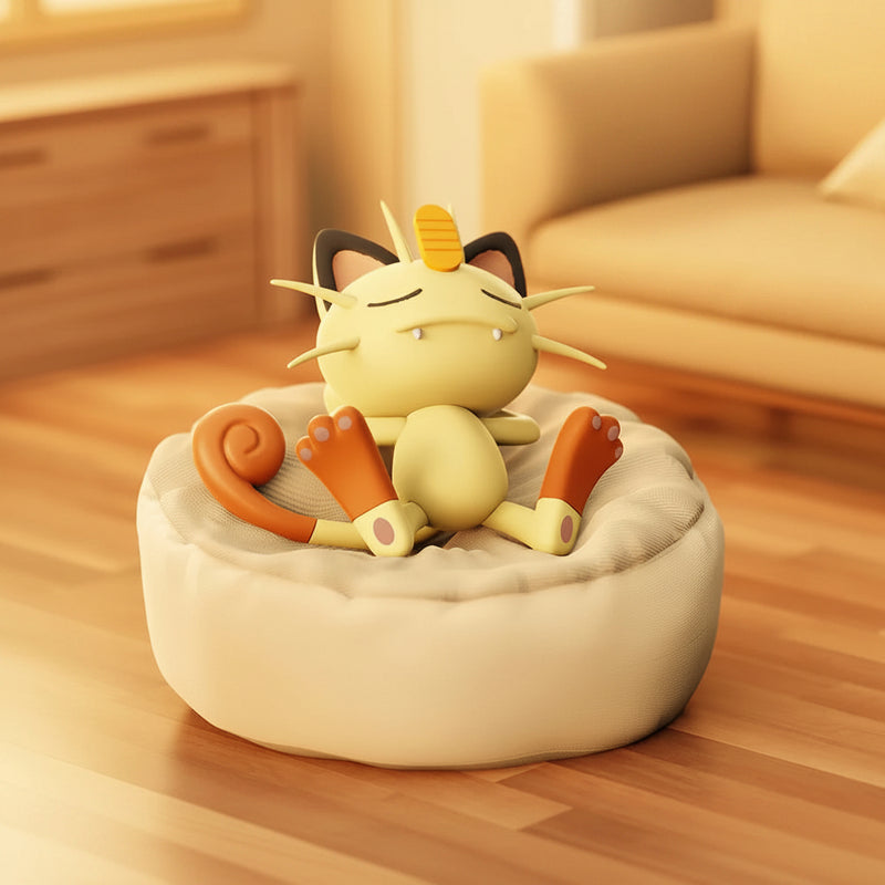 6 Styles Pokemon Pikachu Meowth Rowlet Charmander Gonbe Figures Sleep Starry Dream Series Action Figure Mode Cartoon Toy Gift