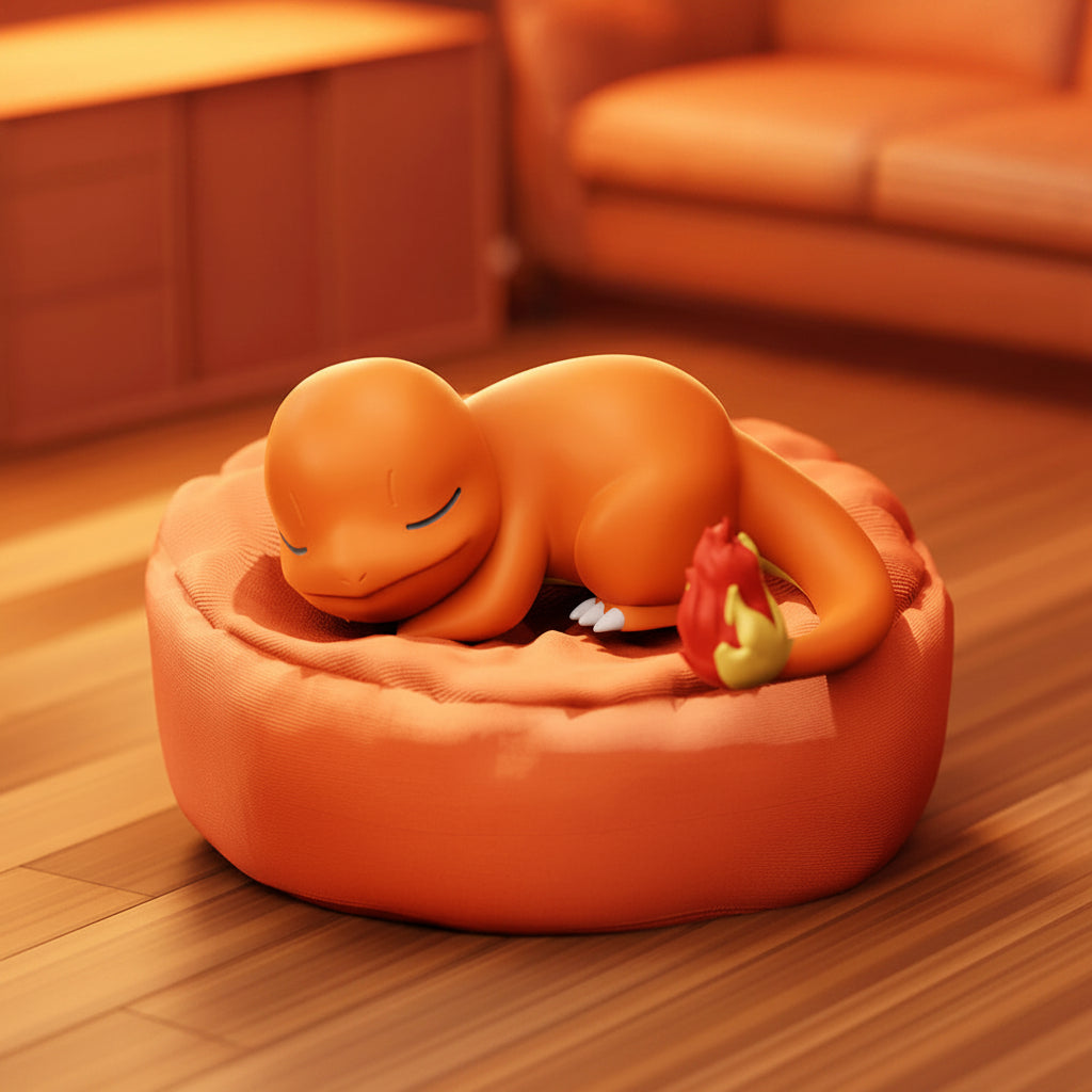 6 Styles Pokemon Pikachu Meowth Rowlet Charmander Gonbe Figures Sleep Starry Dream Series Action Figure Mode Cartoon Toy Gift