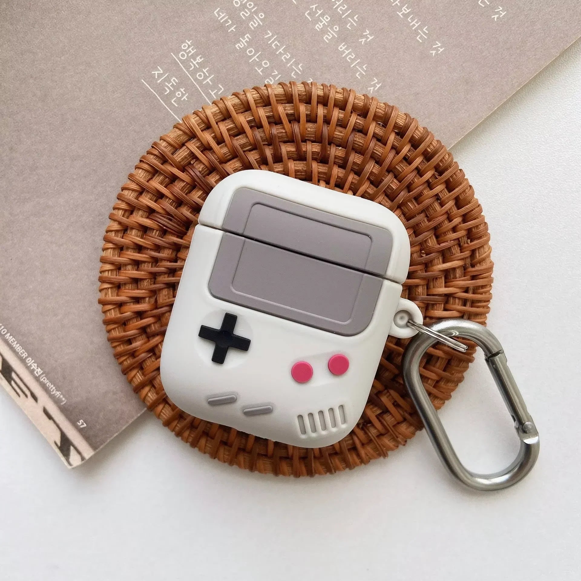 Fashion Classic Retro Game Console Earphone Case for Airpods 4 1 2 3 Pro for Airpods Pro2 Generation Gameboy Silicone Headpho