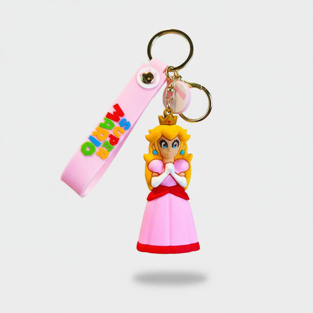 7 Styles Super Mariod Keychain Mariod Bros Luigi Toad Yoshi Bowser Action Figure Model PVC Cartoon Bag Doll Pendant Toys Gift