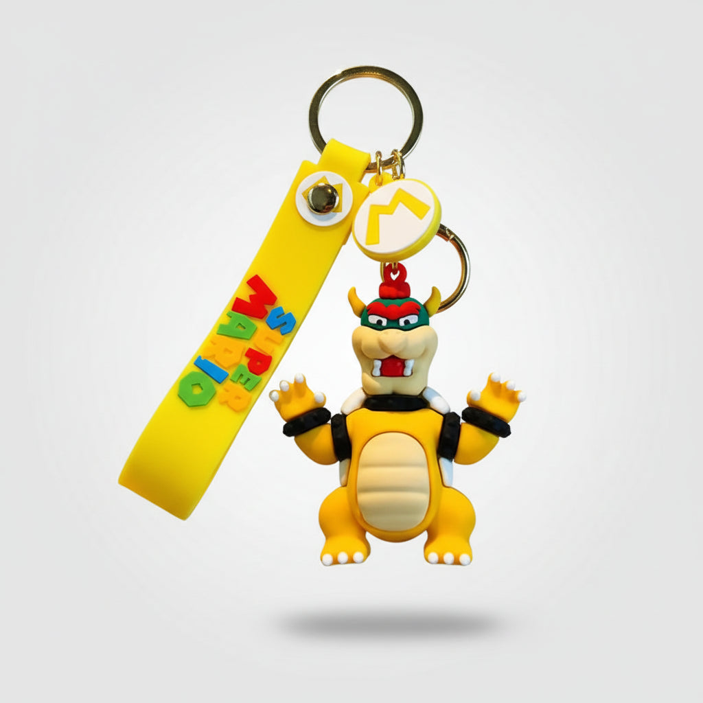 7 Styles Super Mariod Keychain Mariod Bros Luigi Toad Yoshi Bowser Action Figure Model PVC Cartoon Bag Doll Pendant Toys Gift