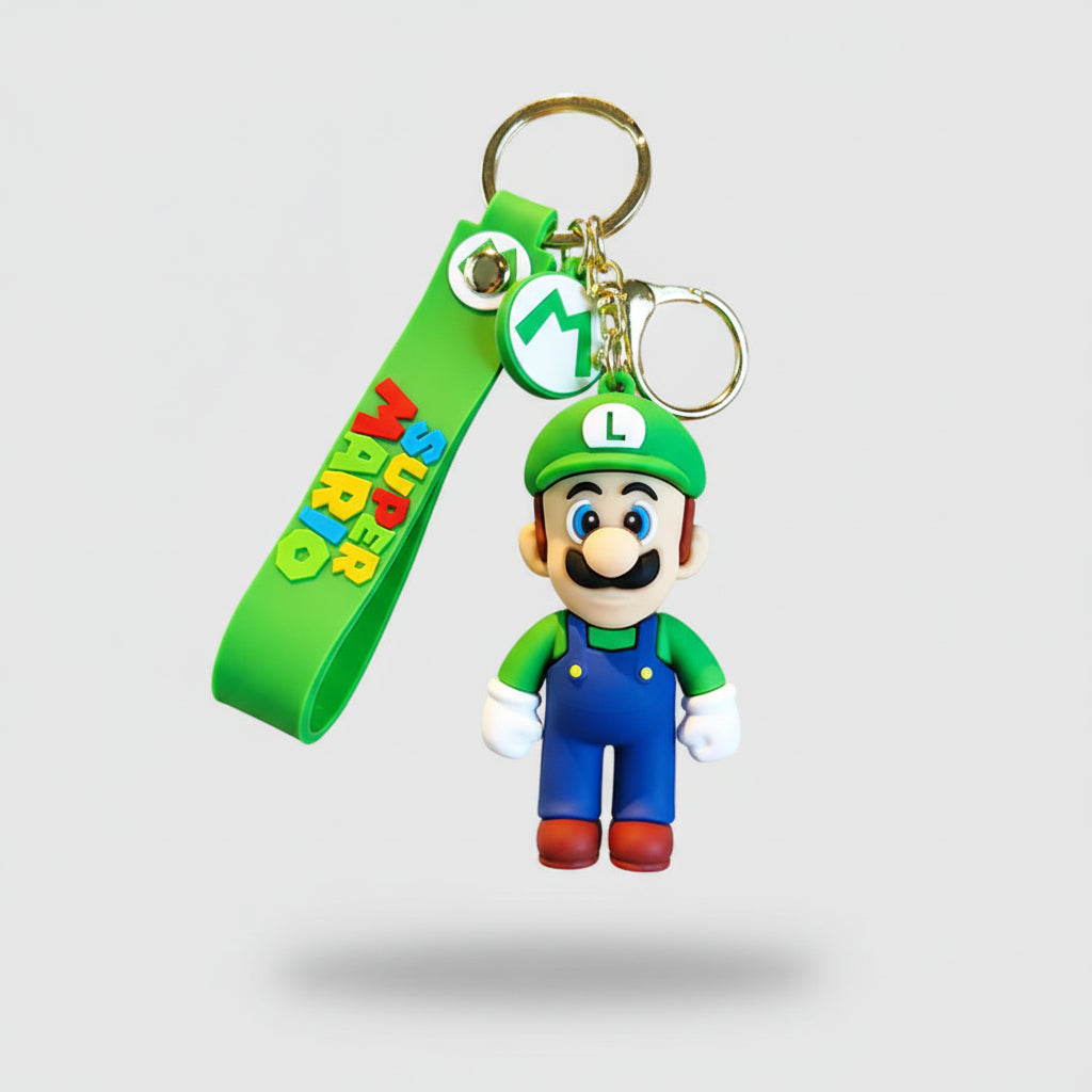 7 Styles Super Mariod Keychain Mariod Bros Luigi Toad Yoshi Bowser Action Figure Model PVC Cartoon Bag Doll Pendant Toys Gift