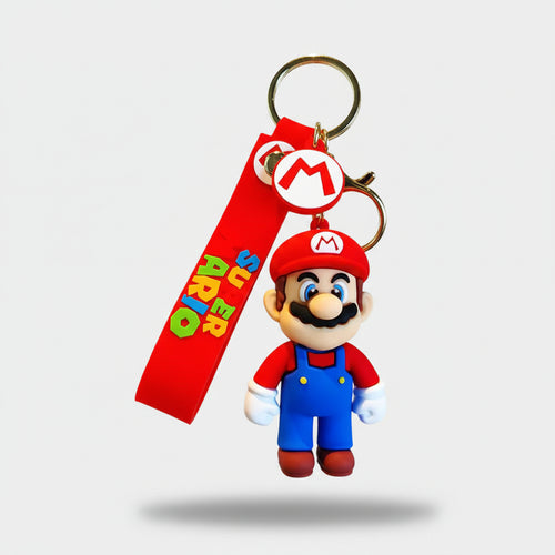 7 Styles Super Mariod Keychain Mariod Bros Luigi Toad Yoshi Bowser Action Figure Model PVC Cartoon Bag Doll Pendant Toys Gift