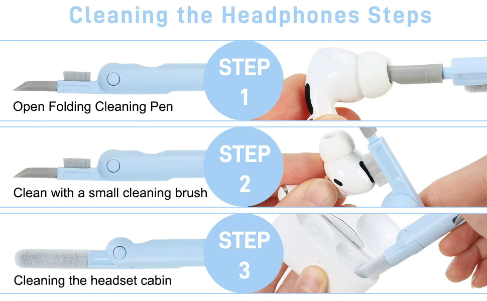 Ultimate 7-in-1 Computer & Headset Cleaning Tool