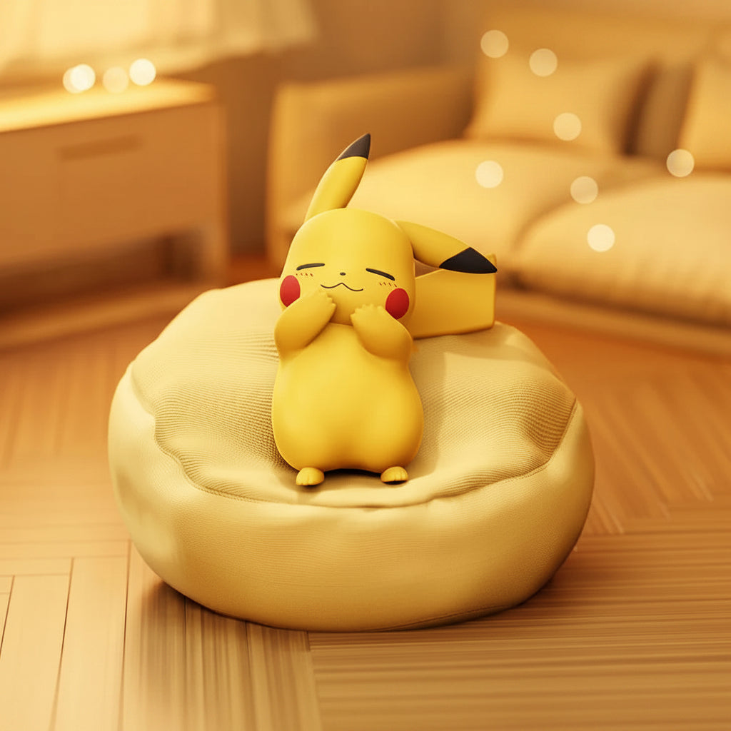 6 Styles Pokemon Pikachu Meowth Rowlet Charmander Gonbe Figures Sleep Starry Dream Series Action Figure Mode Cartoon Toy Gift