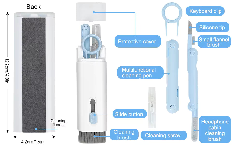 Ultimate 7-in-1 Computer & Headset Cleaning Tool